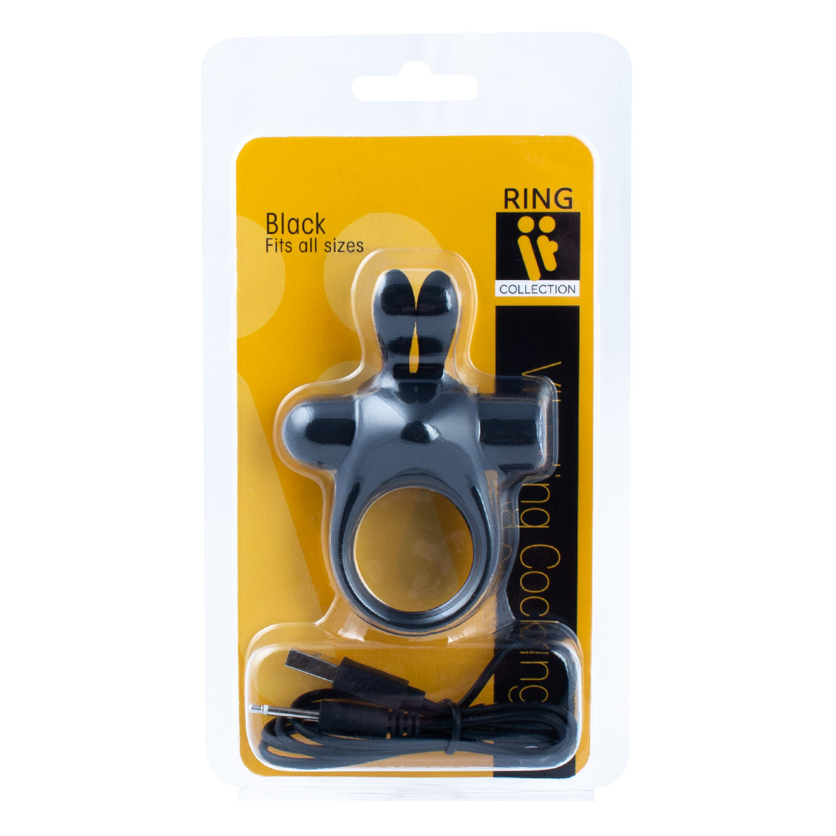 Ring It Nr. 16 Rechargeable Vibrating Cockring Black