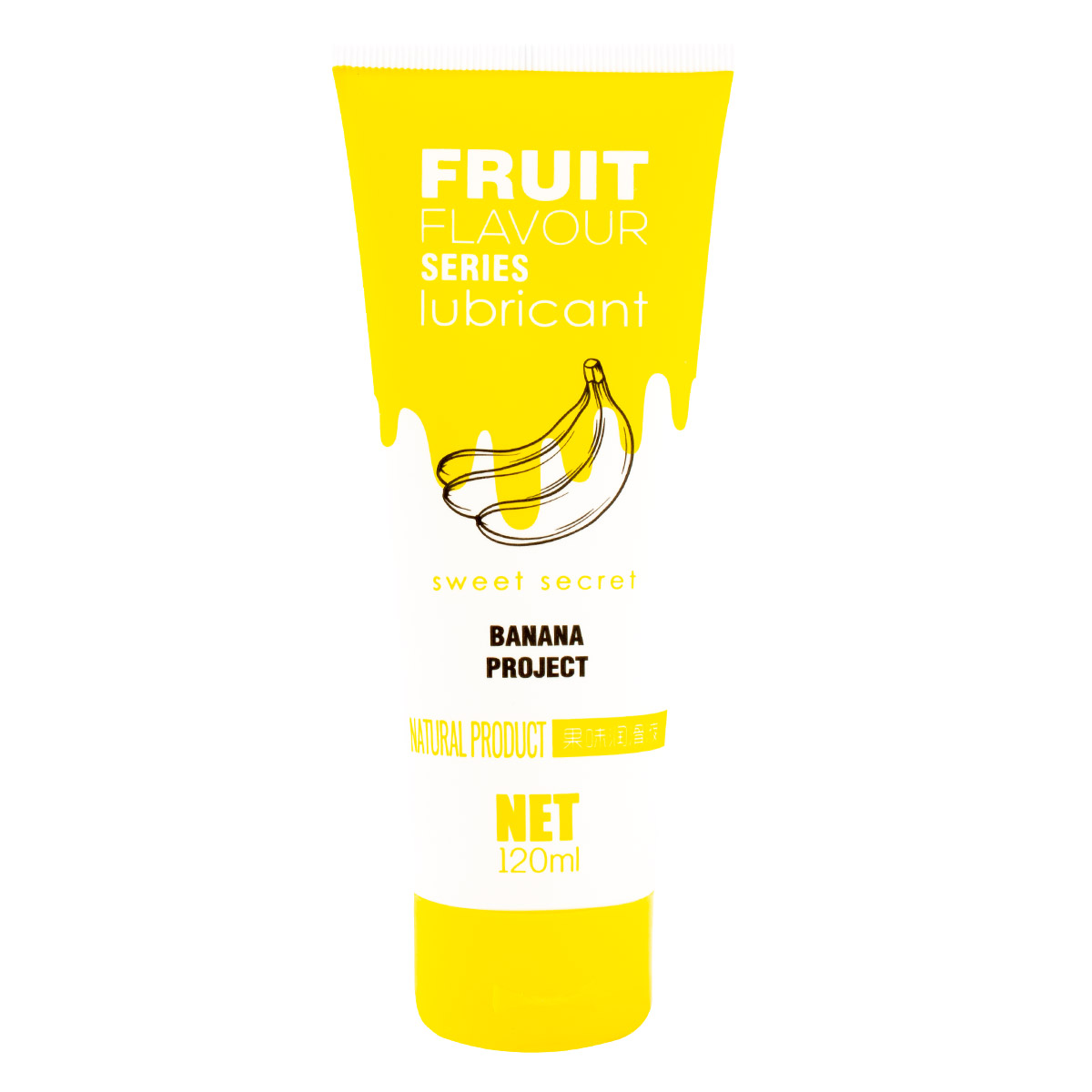 Fruit Flavour Series Waterbased Lubricant Banana Project 120 ml