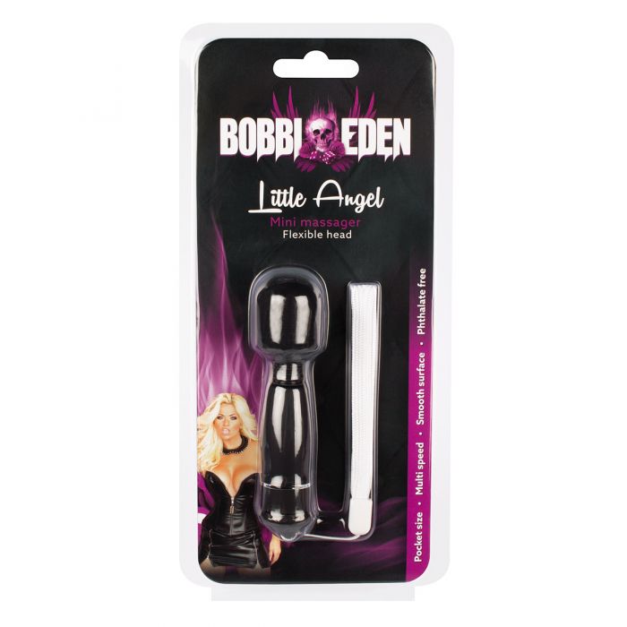 Bobbi Eden Little Angel Mini Massage Vibrator Zwart