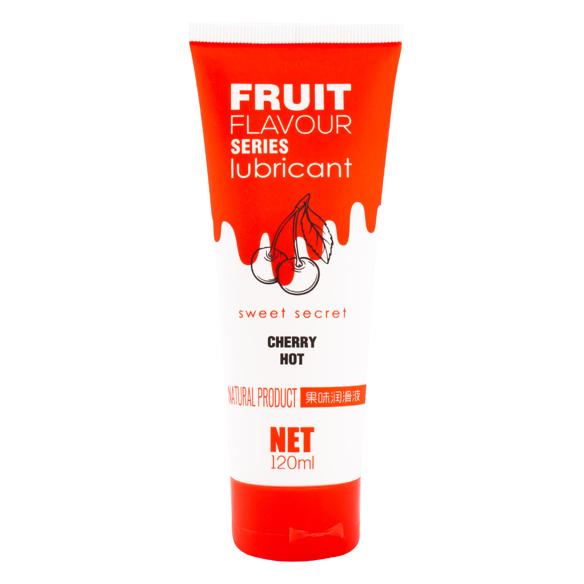 Fruit Flavour Series Waterbased Glijmiddel Cherry Hot 120 ml