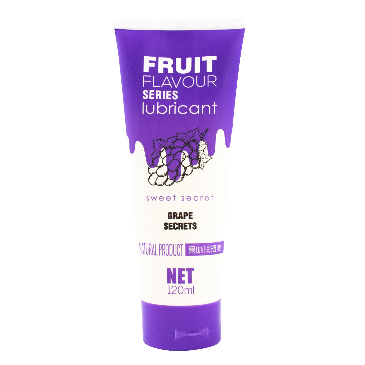 Fruit Flavour Series Waterbased Lubricant Grape Secrets 120 ml