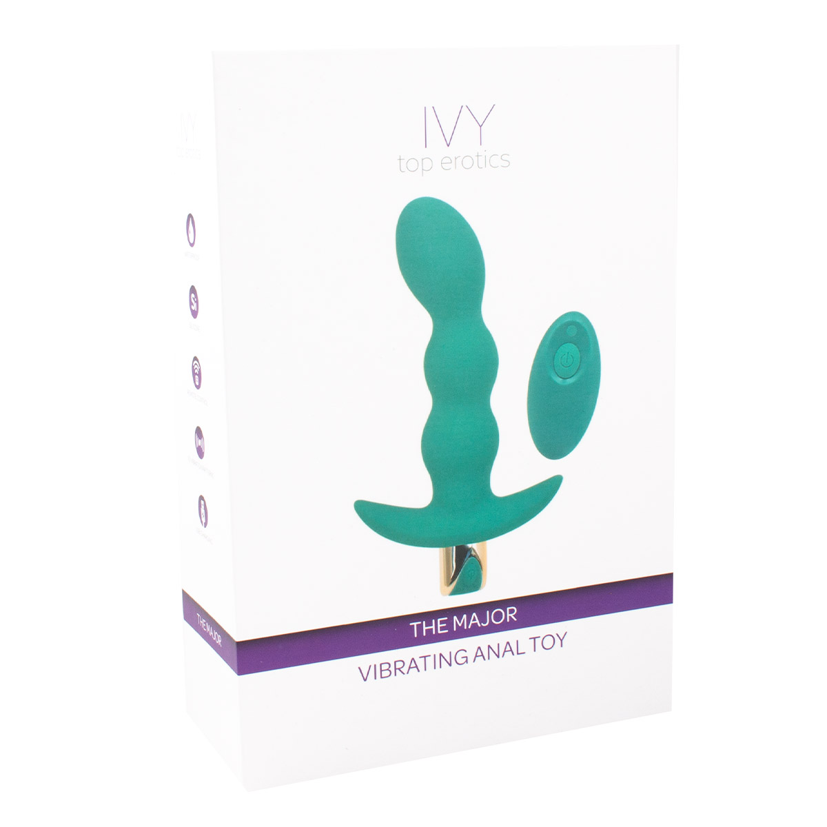 Ivy The Major Vibrating Anal Toy Groen