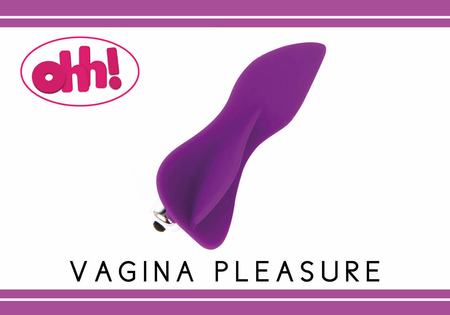 Ohh! Vagina Pleasure Clitoris Stimulator Paars