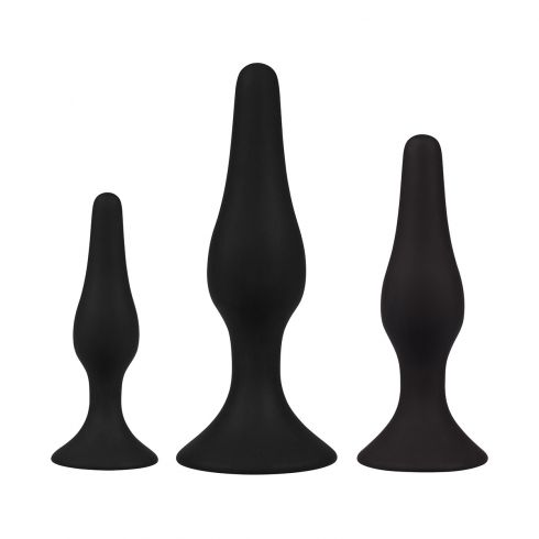 Plug IT Silicone Butt plug Set - 3 stuks