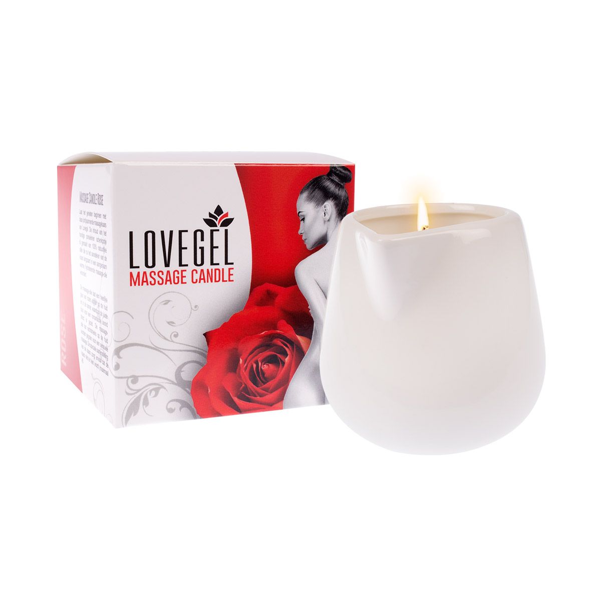 Massage candle Rose