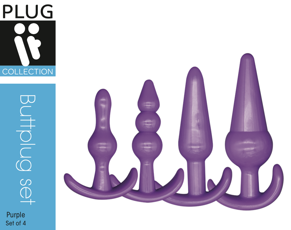 Plug It Buttplug Set Paars