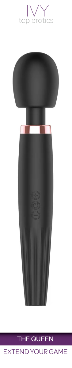 Ivy The Queen Massage Vibrator Zwart