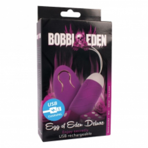 Bobbi Eden Egg Of Eden Deluxe Vibrating Egg Purple