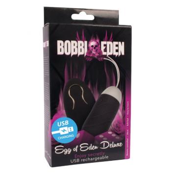 Bobbi Eden Egg Of Eden Deluxe Vibrerend Eitje Zwart