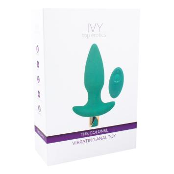 Ivy The Colonel Vibrating Anal Toy Green