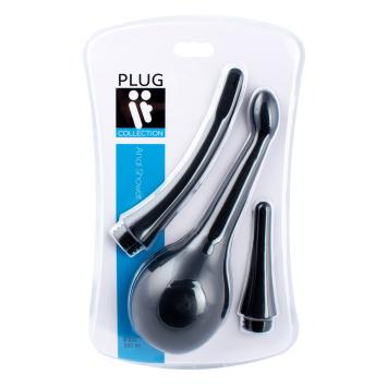 Plug It Anal Shower 350 ml Black