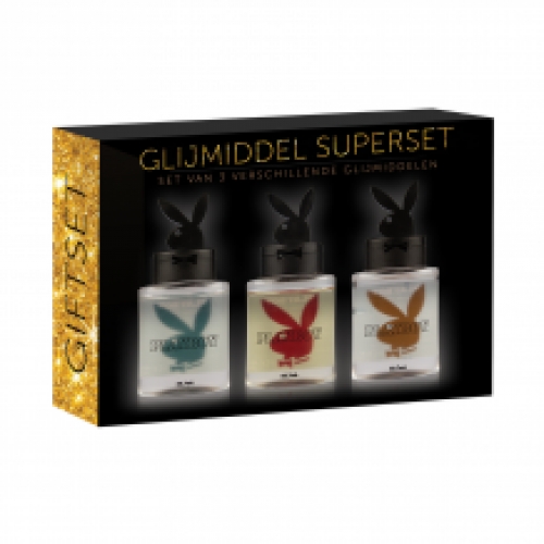 Playboy Glijmiddel Superset 3 x 88.7 ml