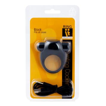 Ring It Nr. 17 Rechargeable Vibrating Cockring Black