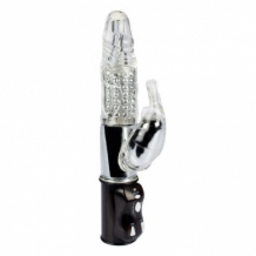 Rabb IT The Champ Vibrator - Black/Silver